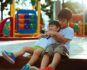 Kids playing in playground